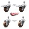 Service Caster 3 Inch High Temp Glass Filled Nylon 1/2 Inch Stem Caster Total Lock Brakes, 2PK SCC-TSTTL20S314-GFNSHT-121315-2-S-2 - alternate 4